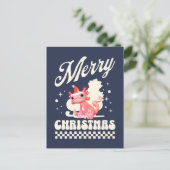 Grappige Axolotl Prettig Kerstfeest Feestdagenkaart (Staand voorkant)