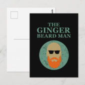 Grappige baard citaten rode baard man briefkaart (Voorkant / Achterkant)