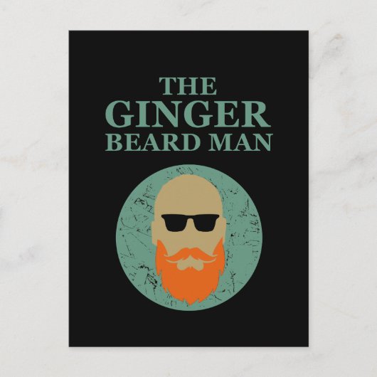 Grappige baard citaten rode baard man briefkaart (Voorkant)