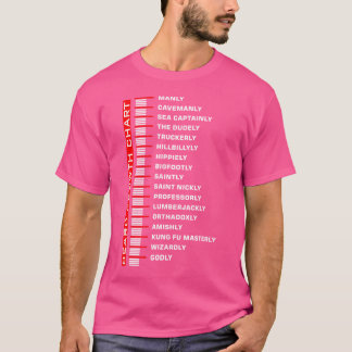 Grappige Baardgroei Grafiek T-shirt