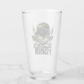 Grappige Baars Vissen Glas (Achterkant)