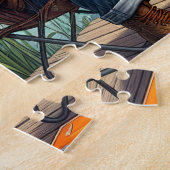 Grappige Baars Vissen Legpuzzel (Zijkant)