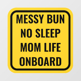 Grappige Baby aan boord Alternative Car Window Dec Raamsticker