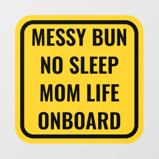 Grappige Baby aan boord Alternative Car Window Dec Raamsticker