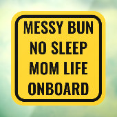 Grappige Baby aan boord Alternative Car Window Dec Raamsticker (Vel 3)