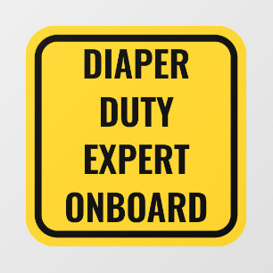 Grappige Baby aan boord Alternative Car Window Dec Raamsticker