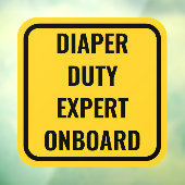 Grappige Baby aan boord Alternative Car Window Dec Raamsticker (Vel 3)