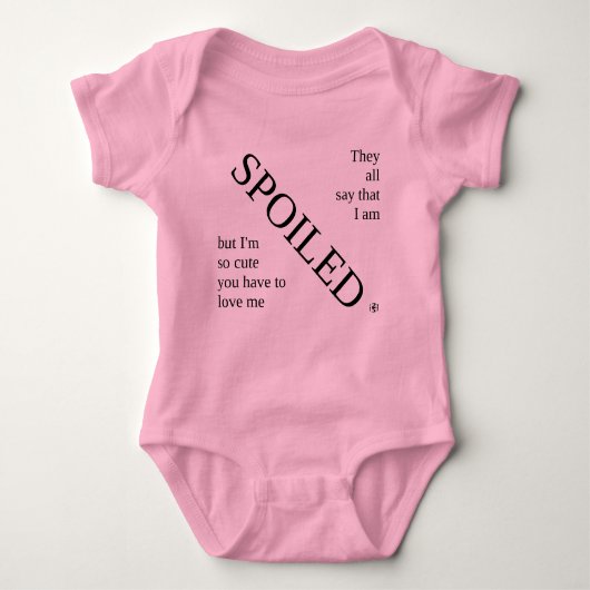 grappige baby bodysuit (Voorkant)
