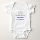 Grappige Baby Bodysuit – Blue Print Daddy Edition (Voorkant)