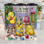 Grappige Baby Chicks Duct Tape Gifts Thermosbeker