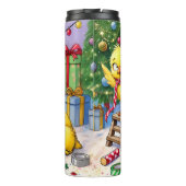 Grappige Baby Chicks Duct Tape Gifts Thermosbeker (Achterkant)