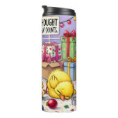 Grappige Baby Chicks Duct Tape Gifts Thermosbeker (Geroteerd rechts)