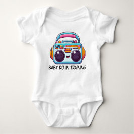 Grappige Baby DJ in Training Bodysuit