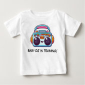 Grappige Baby DJ in Training Shirt (Voorkant)