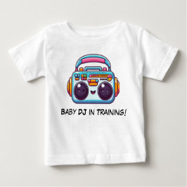 Grappige Baby DJ in Training Shirt