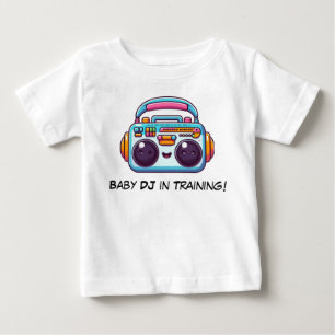 Grappige Baby DJ in Training Shirt