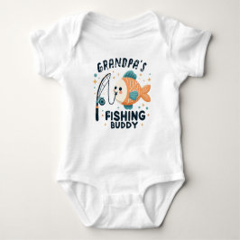 Grappige Baby Fish | Opa's Gevist Buddy Baby Romper