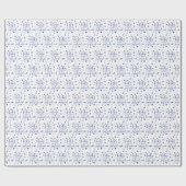 Grappige BABY ITS COVID BUITEN Typografie Blauw Cadeaupapier (Vlak)