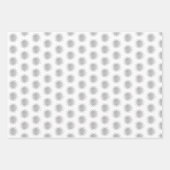 Grappige BABY ITS COVID BUITEN Zilveren Glitter Inpakpapier Vel (Voorkant 3)