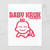 Grappige Baby Kruk Philadelphia Premium (Achterkant)