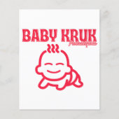 Grappige Baby Kruk Philadelphia Premium (Voorkant)