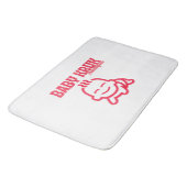 Grappige Baby Kruk Philadelphia Premium Badmat (Gekanteld)