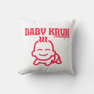 Grappige Baby Kruk Philadelphia Premium Kussen