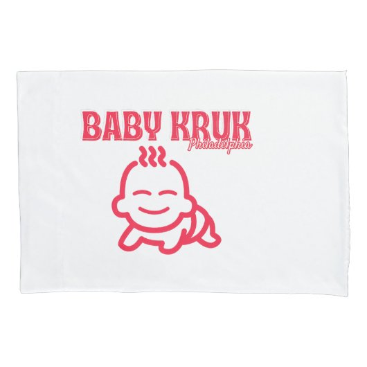 Grappige Baby Kruk Philadelphia Premium Kussensloop (Voorkant)