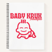 Grappige Baby Kruk Philadelphia Premium Notitieboek (Voorkant)
