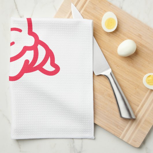 Grappige Baby Kruk Philadelphia Premium Theedoek (Quarter Fold)