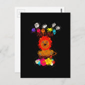 Grappige Baby Lion King: Hakuna Matata Art Design Briefkaart (Voorkant / Achterkant)