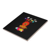 Grappige Baby Lion King: Hakuna Matata Art Design Tegeltje (Zijkant)