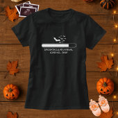 Grappige Baby Loading Progress Halloween Maternity T-shirt