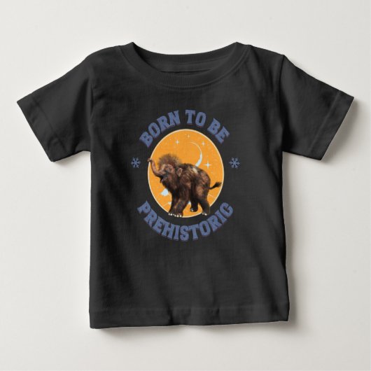 Grappige Baby Mammoet Prehistorische Verjaardag (Voorkant)