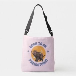 Grappige Baby Mammoet Prehistorische Verjaardag Crossbody Tas