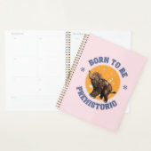 Grappige Baby Mammoet Prehistorische Verjaardag Planner (Display)