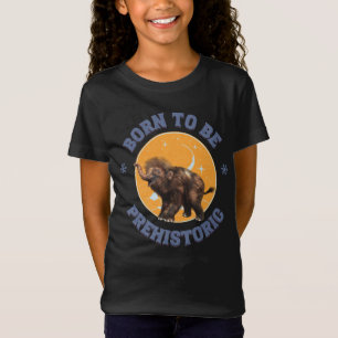 Grappige Baby Mammoet Prehistorische Verjaardag T-shirt