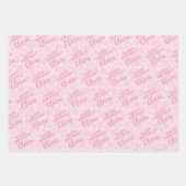 Grappige Baby Meisje Foto Collage Personaliz Inpakpapier Vel (Voorkant 2)