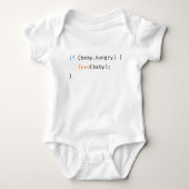 Grappige baby-ontwikkelaar vader coderen romper (Voorkant)
