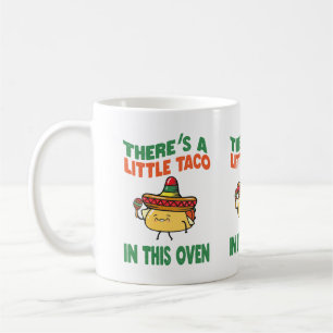 Grappige baby taco woordkunst  koffiemok