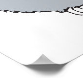 grappige baby uil poster (Hoek)