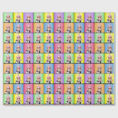 Grappige baby verpakkingspapier cadeaupapier (Vlak)