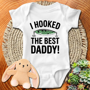Grappige Baby Vissen Ik Heb De Beste Papa Gevangen Romper