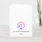 Grappige babykaart kaart (Achterkant)