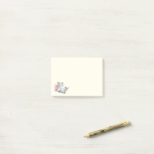 Grappige babykat Post-it-briefjes Post-it® Notes (Op bureau)