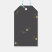 Grappige babykleding genderneutraal Baby shower Cadeaulabel (Achterkant)