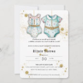 Grappige babykleding genderneutraal Baby shower Kaart (Voorkant)