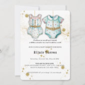 Grappige babykleding genderneutraal Baby shower Kaart (Voorkant)