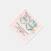 Grappige babykleding genderneutraal Baby shower Servet (Hoek)