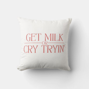 Grappige babyontwerp “Melk krijgen of proberen te Kussen
